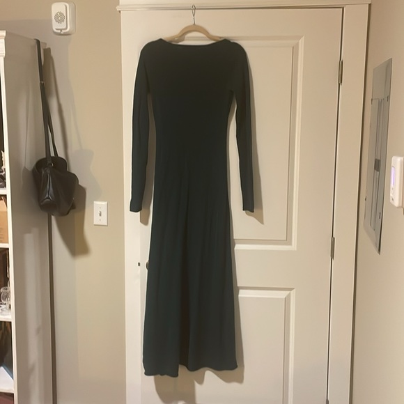 Reformation Jennita Cashmere Dress in Sycamore Gren - Picture 3 of 6